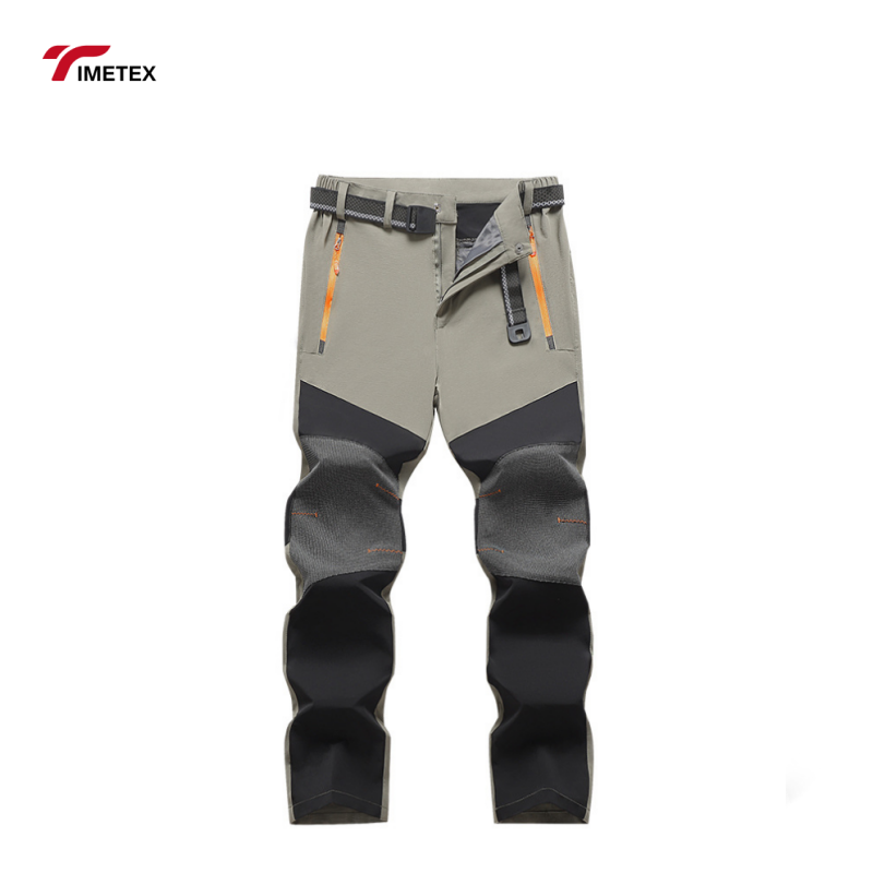 Unisex Lightweight Convertible Hiking Pants Softshell Stretch Polyester Construction Trousers Plus Size Trekking Clothing