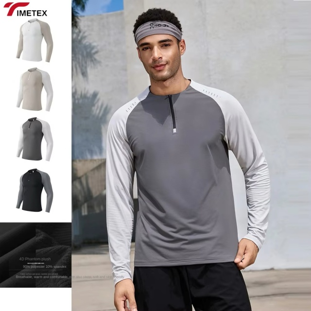 TIMETEX Unisex Half Zipper Cycling Jerseys Customized Logo Equestrian Base Layer for Horse Riding Bicycling Competitive Price