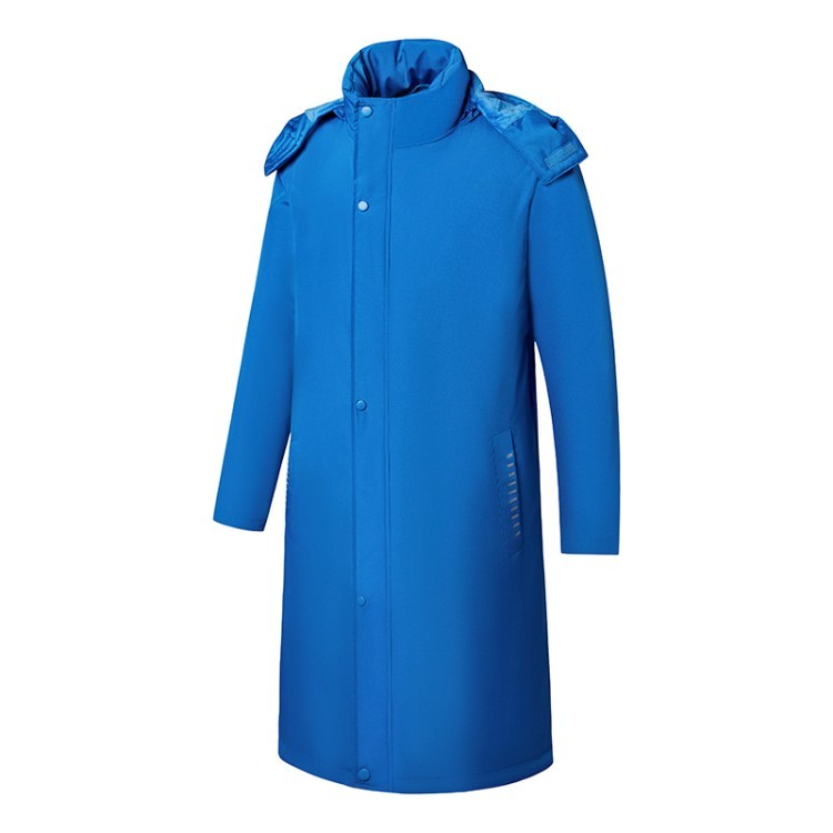 TIMETEX Men's Winter Overcoat Parka Waterproof Windproof Hooded Thin Oxford Fabric Long Regular Fit