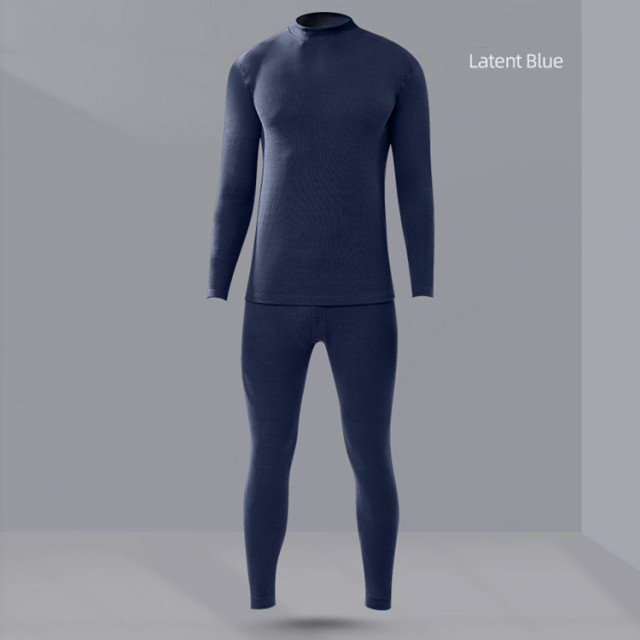 Wholesale Custom Long Underwear Set Men Winter Seamless Comfortable Compression Function Thermal Underwear