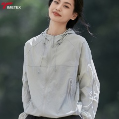 TIMETEX Summer Lightweight Breathable Outdoor Jackets for Men Women Unique Collar Loose-Fitting Hooded Coat for Various