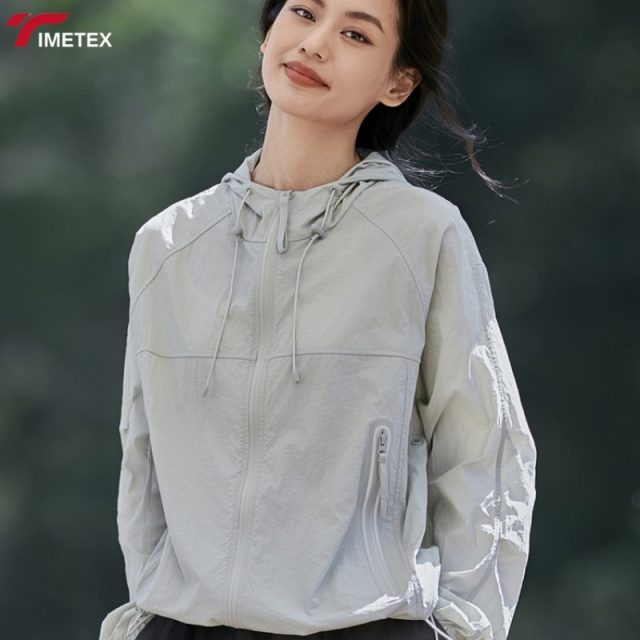TIMETEX Summer Lightweight Breathable Outdoor Jackets for Men Women Unique Collar Loose-Fitting Hooded Coat for Various