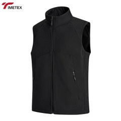 TIMETEX Autumn and Winter New Men's and Women's Breathable Windproof Waterproof Zipper Outdoor  Soft Shell Vest Jacket