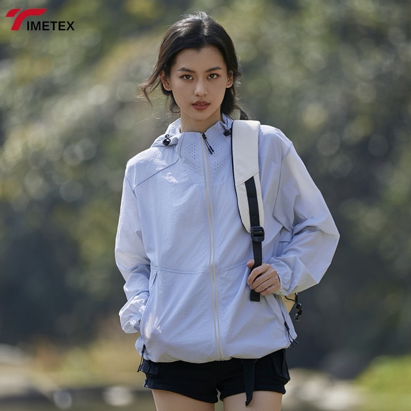 TIMETEX Softshell Outdoor Jackets for Men Women Windproof Water Resistant for Mountain Climbing Sun Protection Zipper Thin