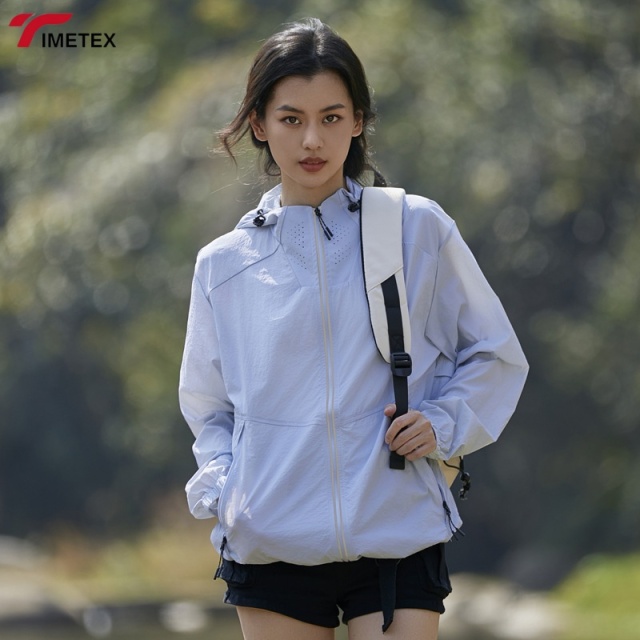 TIMETEX Softshell Outdoor Jackets for Men Women Windproof Water Resistant for Mountain Climbing Sun Protection Zipper Thin