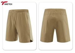 TIMETEX High Quality Summer Casual Biker Shorts 95% Polyester 5% Spandex Loose Dry Fit Gym Fitness Shorts Solid Plain Dyed