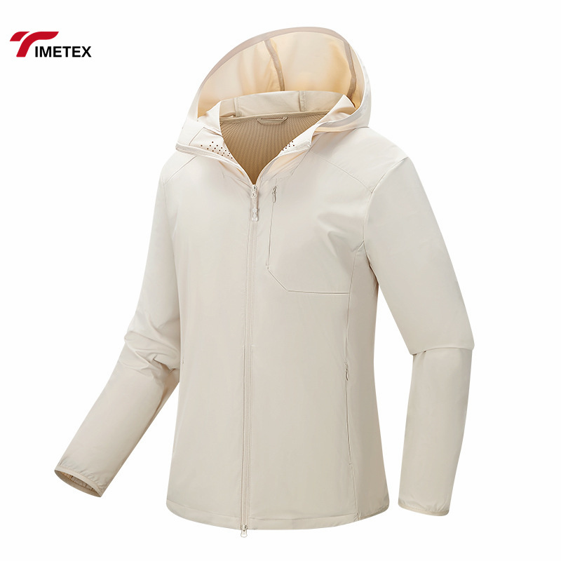 Custom Lightweight Quick Windproof Running Jacket for Gym Sports Waterproof Active Tops for Training