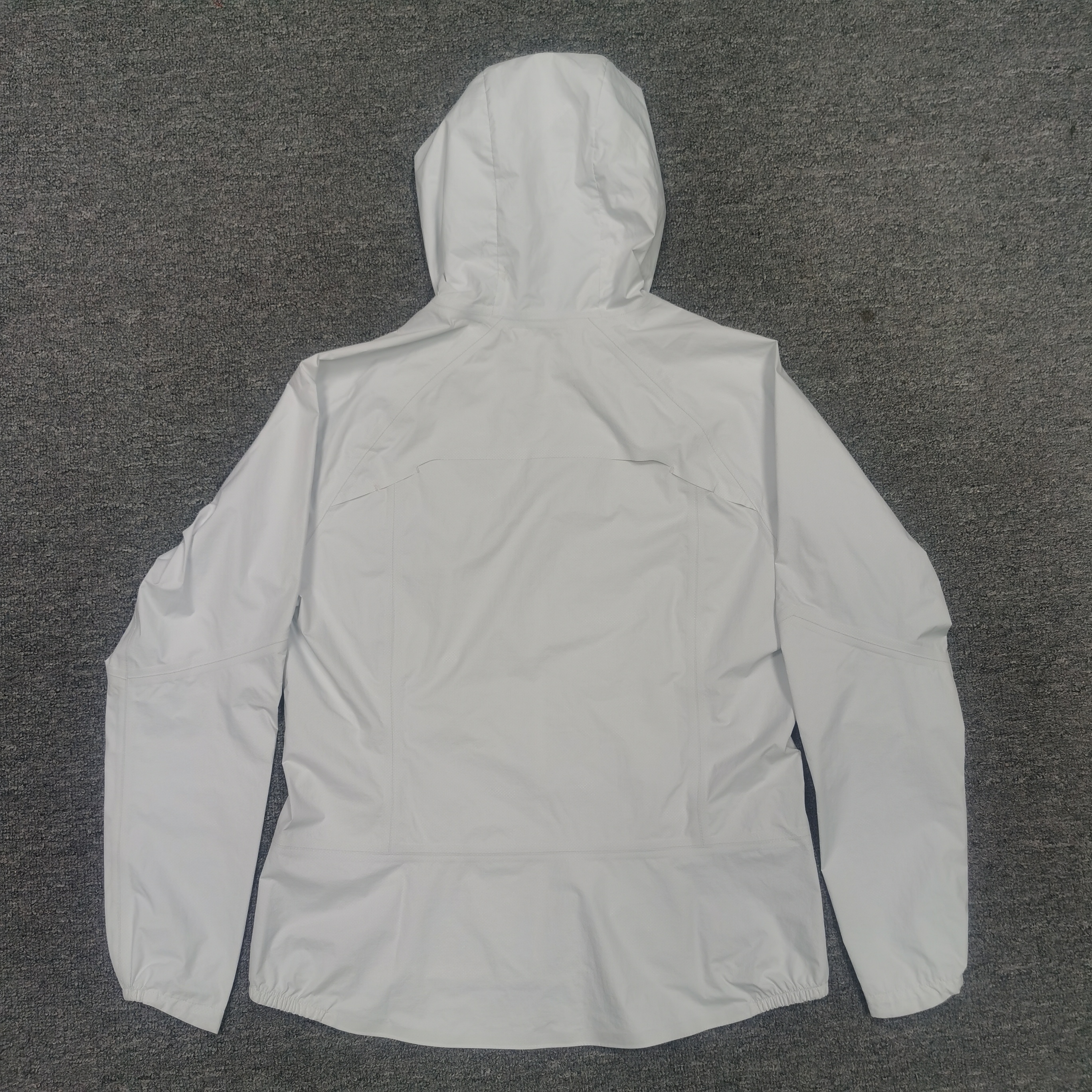 Unisex Casual Sport Waterproof Jacket with Hood Breathable and Outdoor-friendly Solid Pattern Zipper Pocket