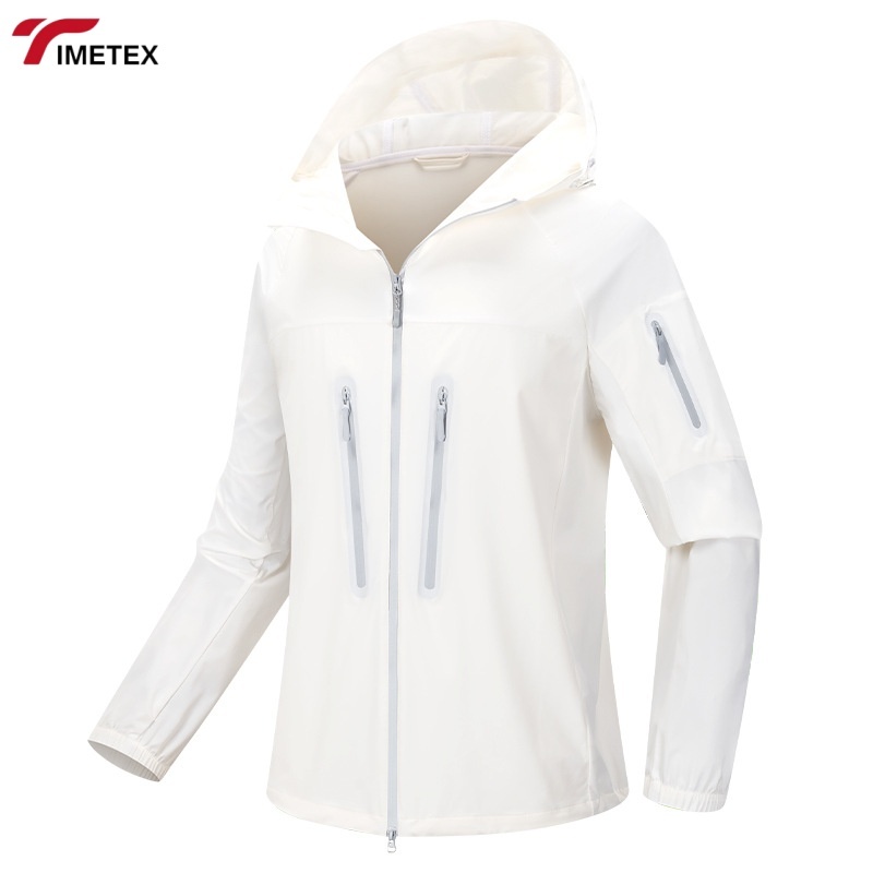 TIMETEX UPF 50+  Quick Drying Summer Jacket Elastic Lightweight Custom Print Soft Skin Friendly Softshell Cooling Plain Dyed