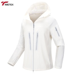 TIMETEX UPF 50+  Quick Drying Summer Jacket Elastic Lightweight Custom Print Soft Skin Friendly Softshell Cooling Plain Dyed