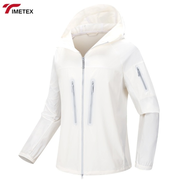 TIMETEX UPF 50+  Quick Drying Summer Jacket Elastic Lightweight Custom Print Soft Skin Friendly Softshell Cooling Plain Dyed