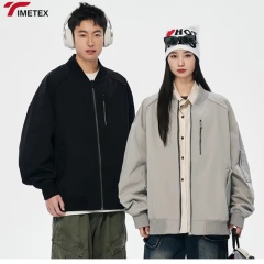 TIMETEX Men's  Bomber Jacket Waterproof Windproof Breathable Nylon Shell Multiple Pockets Casual Style ODM Service