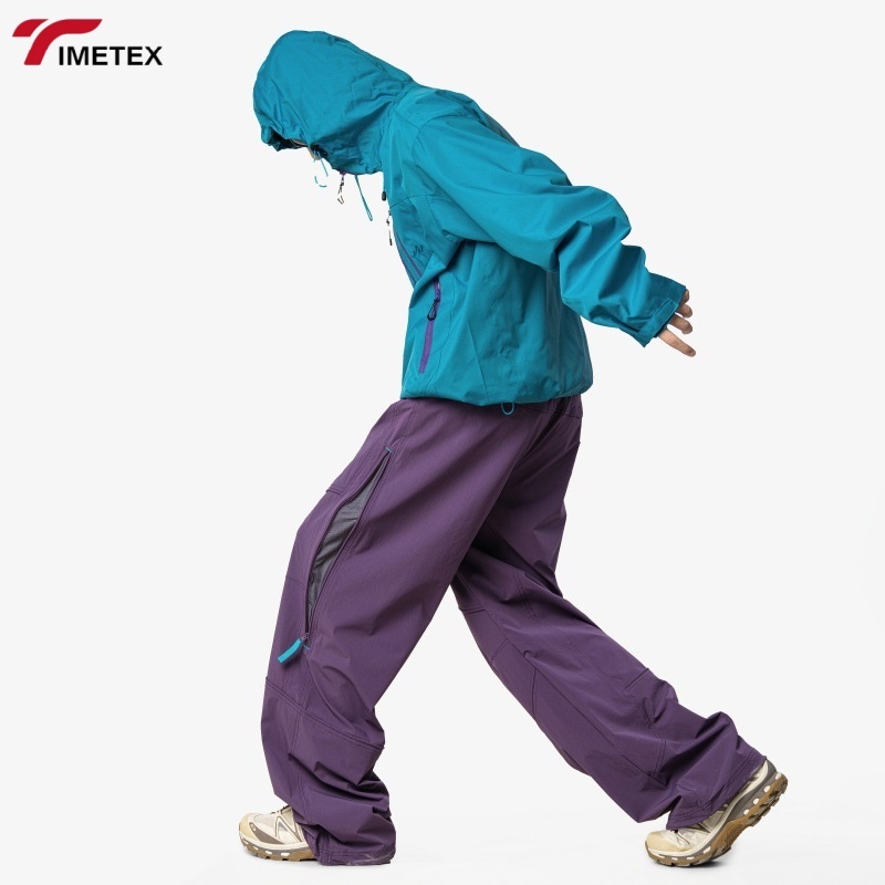 TIMETEX Latest Loose Fit Casual Straight Leg Cargo Pants Solid Black Autumn Streetwear Oversized Multi-Pockets Active Bottoms