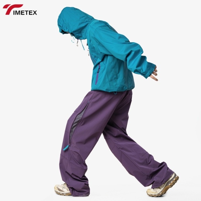 TIMETEX Latest Loose Fit Casual Straight Leg Cargo Pants Solid Black Autumn Streetwear Oversized Multi-Pockets Active Bottoms