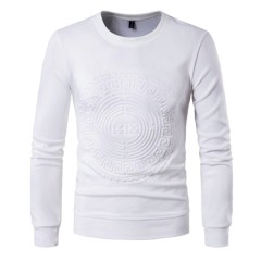 TIMETEX Autumn New Crewneck  Custom 3d Hoodie Embossed Sweatshirts Men Casual Plus Size Pullover