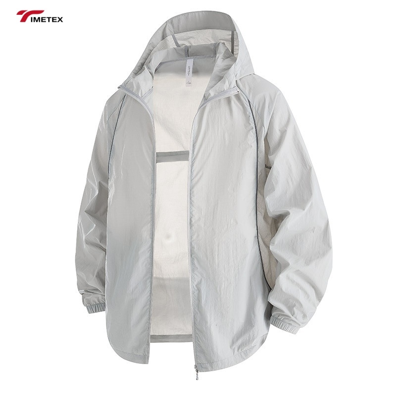 TIMETEX UPF50+ Summer Lovers Trendy Hooded  Clothing for Men Women Anti-Ultraviolet Sunscreen Loose Fit Sun Protection Clothing