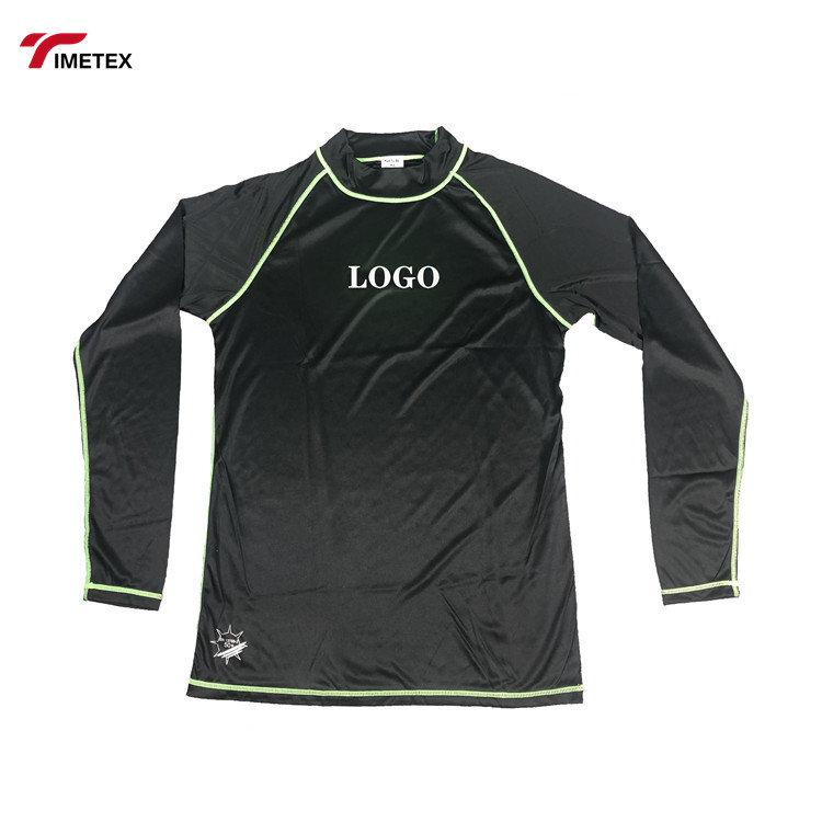 Custom Men Anti Uv Long Sleeve Swimsuit Top Surfing Tee Uv Rashguard Men Rash Guard Sun Shirt