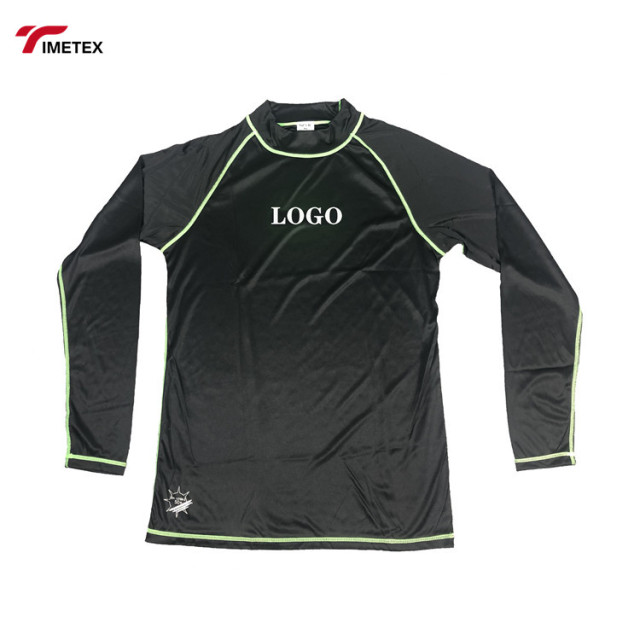 Custom Men Anti Uv Long Sleeve Swimsuit Top Surfing Tee Uv Rashguard Men Rash Guard Sun Shirt