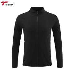 TIMETEX Men's Equestrian Running Zip-up Jacket Long Sleeve Sports Coat Water Resistant New Listing Jacket