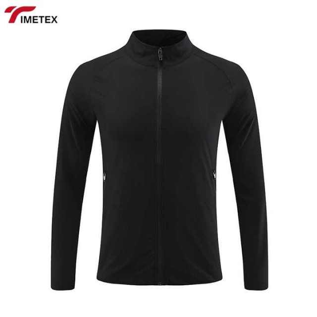 TIMETEX Men's Equestrian Running Zip-up Jacket Long Sleeve Sports Coat Water Resistant New Listing Jacket