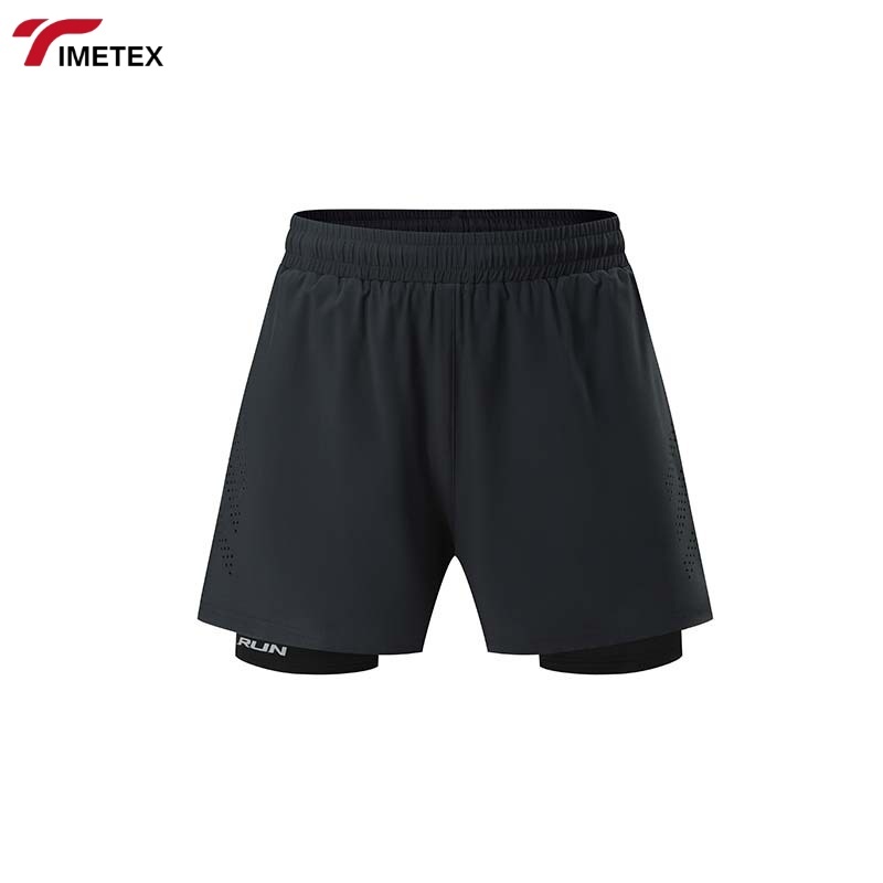 TIMETEX Men's Quick-Dry Gym Shorts Lightweight Workout Bib Shorts & Tights for Running Exercising Cycling Riding Bicycle