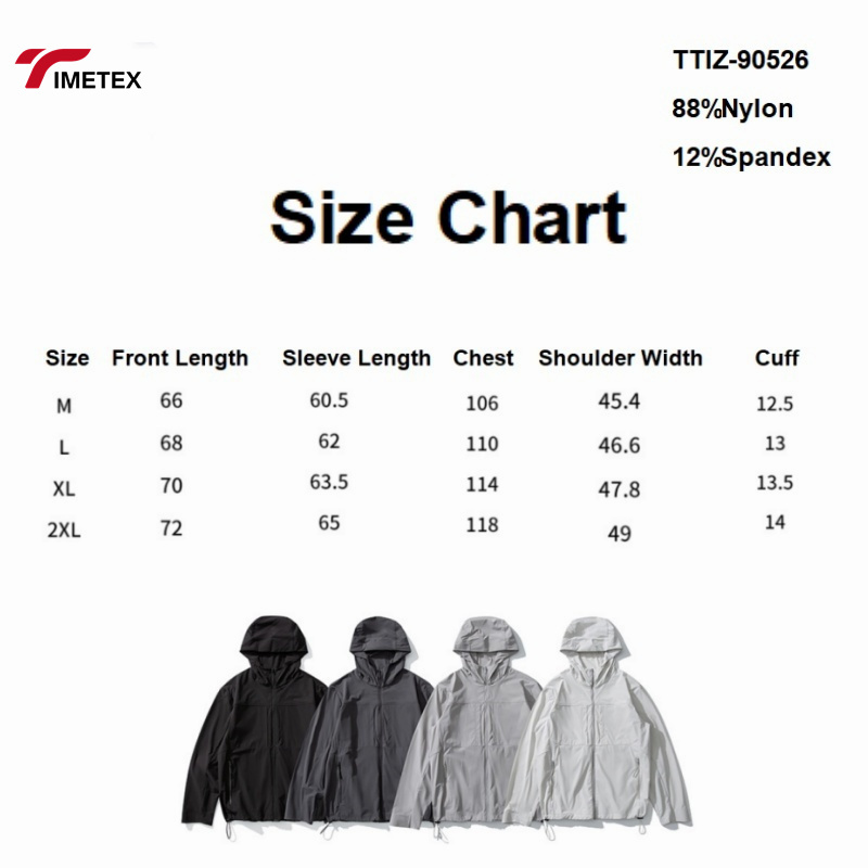 Custom UPF100+ Windproof Quick Dry Running Jacket Lightweight Waterproof Gym Sports Training Top Active Sports Windbreaker