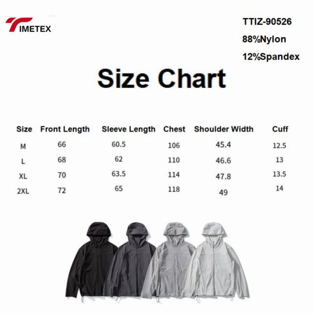 Custom UPF100+ Windproof Quick Dry Running Jacket Lightweight Waterproof Gym Sports Training Top Active Sports Windbreaker