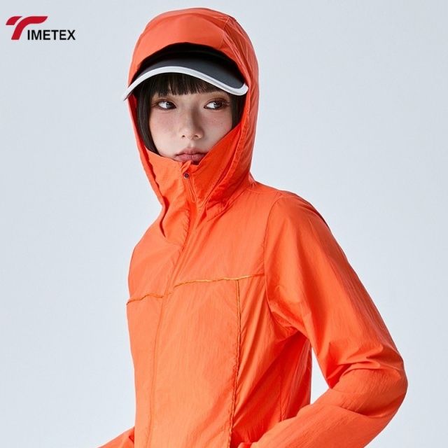 TIMETEX Women's Cycling Jacket Nylon Raw Yarn UV Protection Sun Clothing Waterproof and UPF50+ Breathable Outdoor Skins for Men
