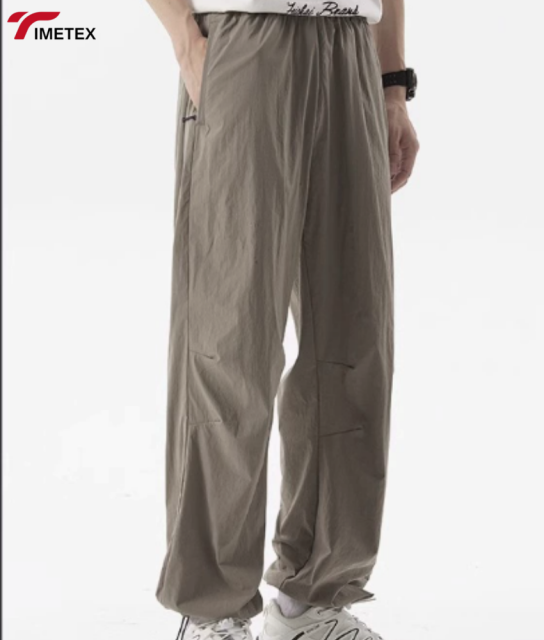 Autumn/Winter Men's Women's Soft Shell Wide-leg Mountaineering Jacket Pants Flat Drawstring Loose Fit Outdoor Hiking Clothing