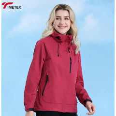 TIMETEX Outdoor Waterproof Zipper Blouson Women's Sun protection Jacket Breathable Solid Pattern Men's Mountaineering Suit