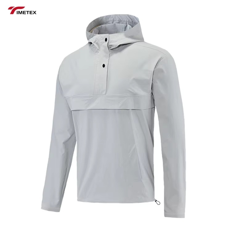 Timetex Custom Windbreaker Top Sports Jackets for Outdoor Workout Pullover Fitness Coats for Fishing Sun Protection Clothing