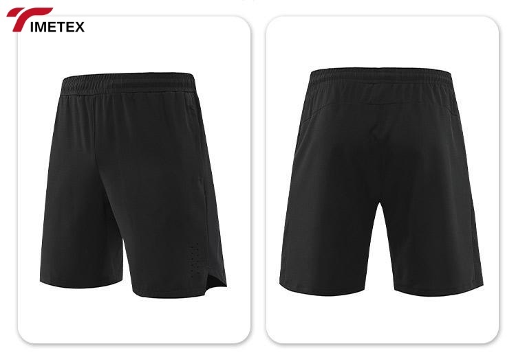 TIMETEX High Quality Summer Casual Biker Shorts 95% Polyester 5% Spandex Loose Dry Fit Gym Fitness Shorts Solid Plain Dyed