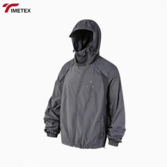 Unisex Sporty High Quality Outdoor Jacket Custom Reversible Waterproof Rabbit Eco-Friendly Front Stand Zipper Winter OEM Service