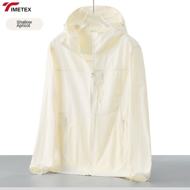 TIMETEX Custom Logo Soft Shell Lightweight  Hoodie UPF 50+ Compression Breathable Unisex Jackets for Sun Protection Hiking