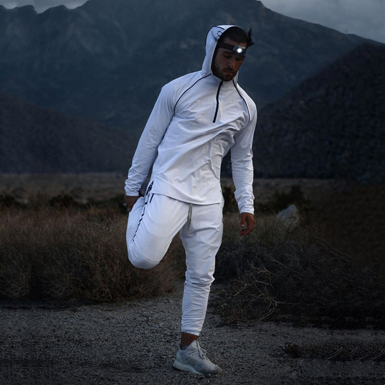 TIMETEX High Quality Outdoor Sport Men Sportswear Tracksuit Custom Logo Running Fitness Two Piece Set Tracksuit
