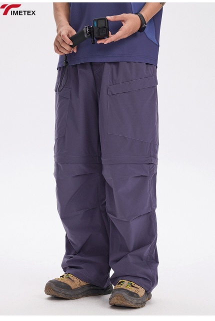 TIMETEX Detachable Long Pants Wicking Breathable Quick-Drying Cool-Feeling for Outdoor Sports Sun Protection Mountain Mid