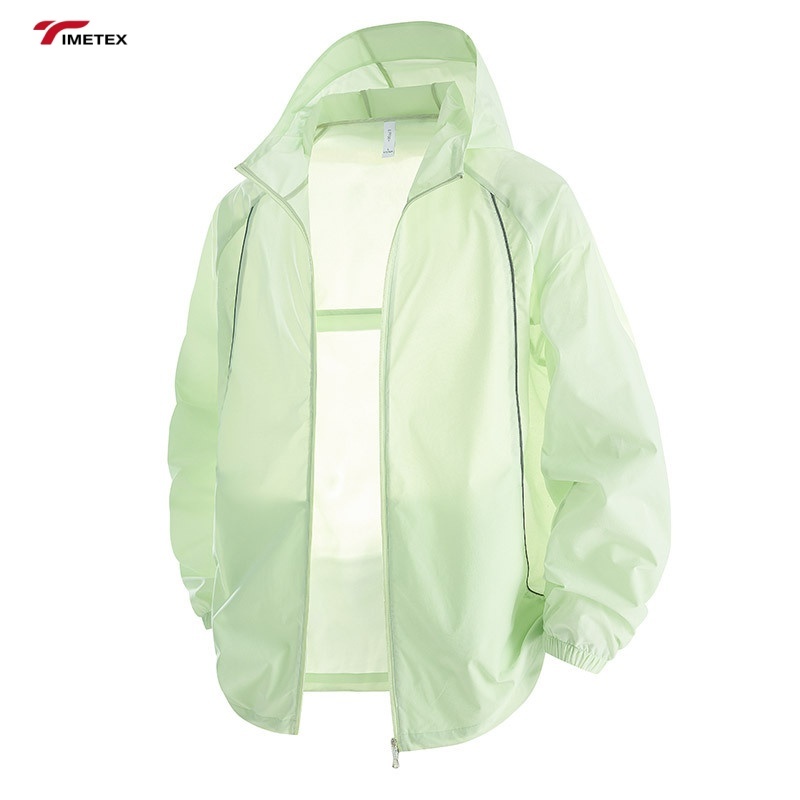 TIMETEX UPF50+ Summer Lovers Trendy Hooded  Clothing for Men Women Anti-Ultraviolet Sunscreen Loose Fit Sun Protection Clothing