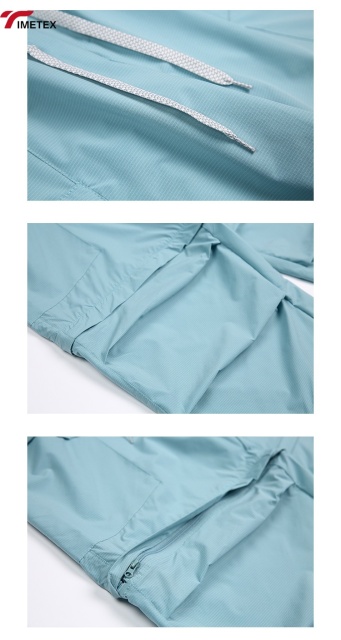 TIMETEX Detachable UPF50+ Sunscreen Pants Casual Mid Waist Flat 25+ Long Shorts Outdoor Workwear Waterproof Breathable for