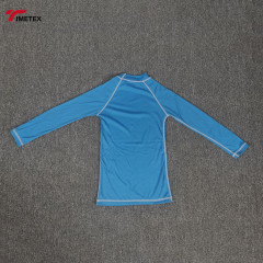 Custom High Quality Surf Rashguard Design Logo Uv+ 50 Anti Uv  Children Rash Guard Long Sleeve Boys Rash Guard