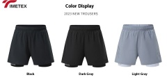 TIMETEX Men's Quick-Dry Gym Shorts Lightweight Workout Bib Shorts & Tights for Running Exercising Cycling Riding Bicycle