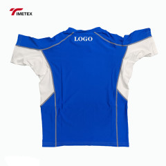 TIETEX Wholesale OEM Custom Kids Short Sleeve UV protection Rash Guard Custom Logo Surfing Rash Guard