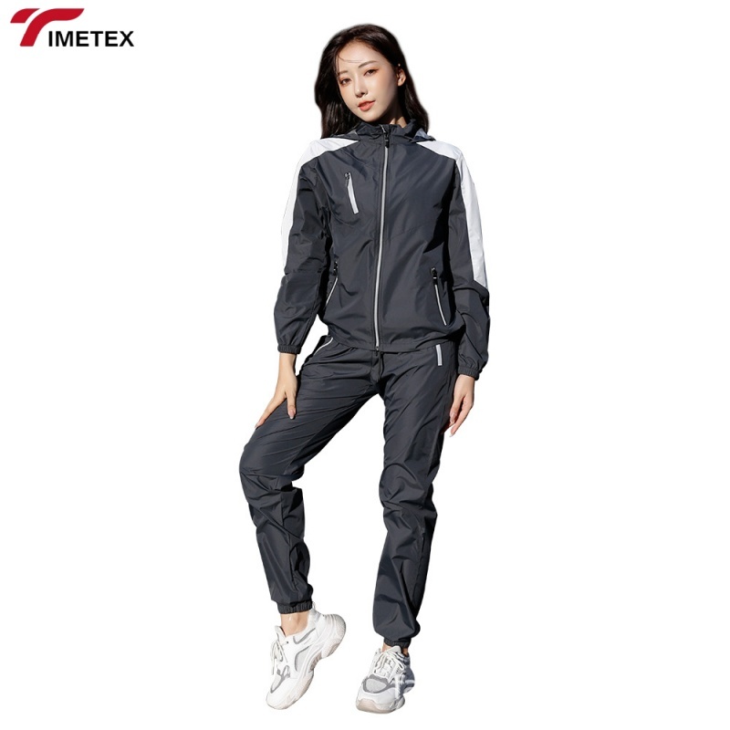 TIMETEX Japanese and Korean Design Unisex Sauna Suit Large Top and Bottom Set for Home Weight Loss Sweating Men's and Women's