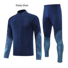 Men's Women's Football Training Suit for Spring Autumn Youth Game Sports Team Uniforms Plus Size Children's Football Appearance