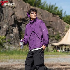 Custom Waterproof Detachable Vest Jacket Lightweight Quick Dry Nylon for Hiking Camping Cycling Unisex Outdoor Sports Breathable