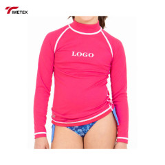 Custom High Quality Surf Rashguard Design Logo Uv+ 50 Anti Uv  Children Rash Guard Long Sleeve Boys Rash Guard