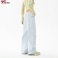 TIMETEX Summer Cool Style Paratrooper Pattern Sports Pants Quick-Drying Wide Leg Overalls Loose Fit Medium Large Sizes Children