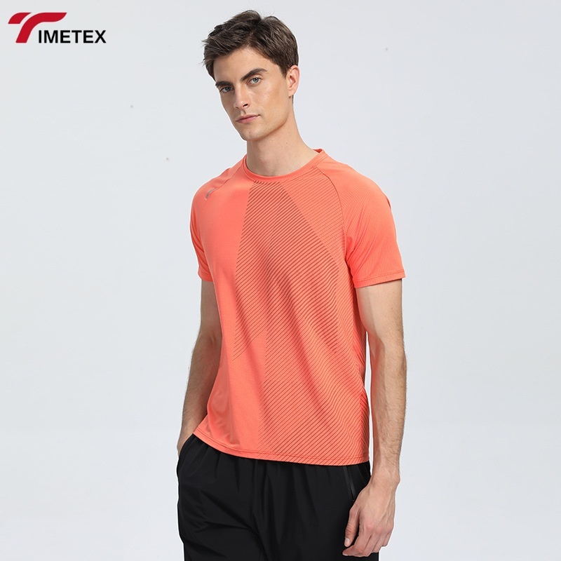 TIMETEX Men's Dry Fit Mesh Workout Shirts Solid Quick-Dry Gym Active Short Sleeve T-Shirt with Moisture Wicking Technology