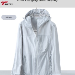 TIMETEX Custom Logo Soft Shell Lightweight  Hoodie UPF 50+ Compression Breathable Unisex Jackets for Sun Protection Hiking