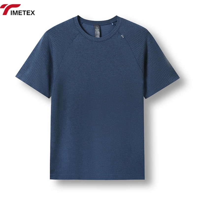 Wholesale Custom Printing Men's Gym Tshirt Quick Dry QuickSport Wear Blank Polyester with Your Logo
