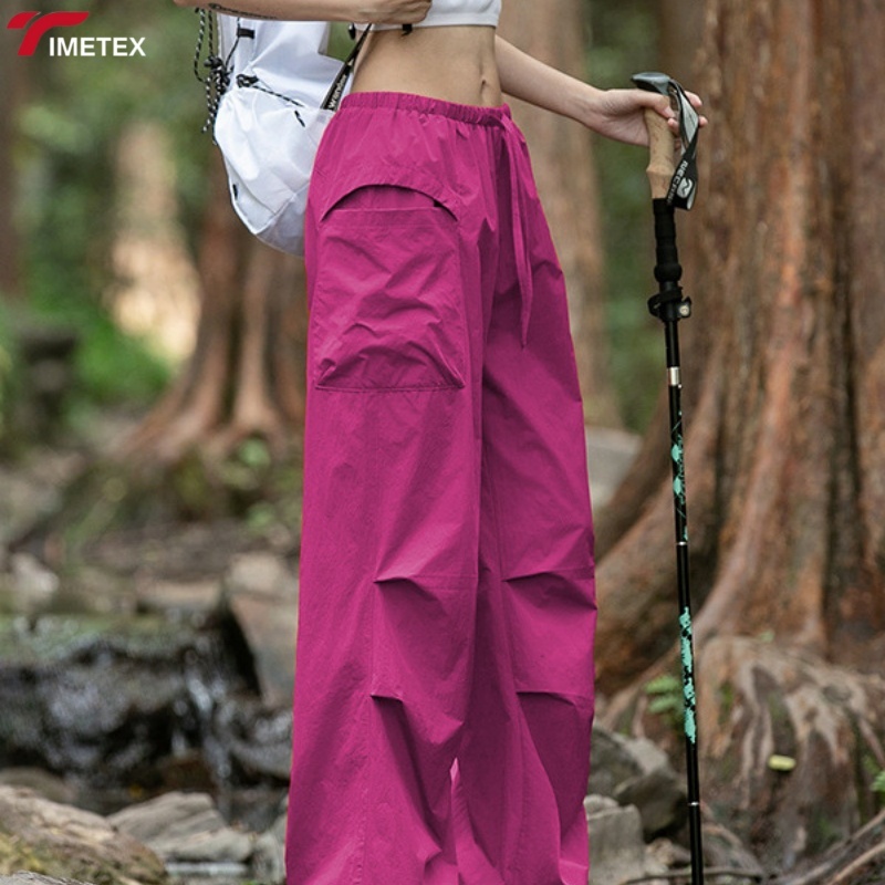 TIMETEX Summer Cool Style Paratrooper Pattern Sports Pants Quick-Drying Wide Leg Overalls Loose Fit Medium Large Sizes Children